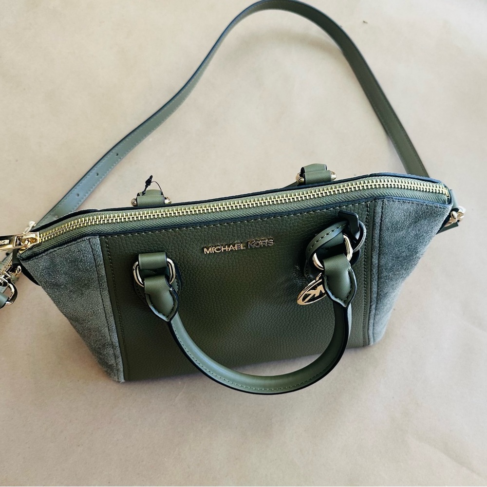 Michael Kors Green Satchel